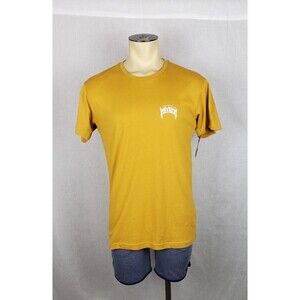 Lost Surfboards By Mayhem T-Shirt Casual Short Sleeve M Gold Yellow Nerd Geek
